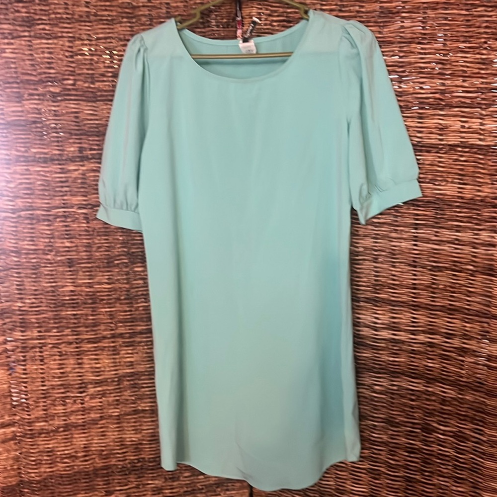 Turquoise Shift Dress